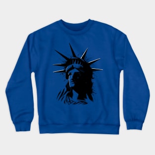 Splatter Statue of Liberty Crewneck Sweatshirt